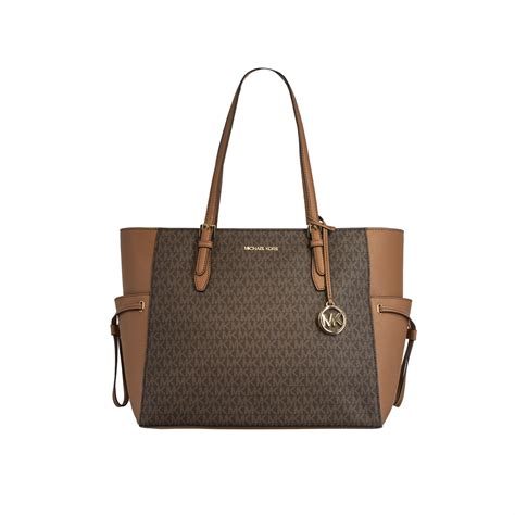 michael kors drawstring bag tan|Michael Kors gilly large tote.